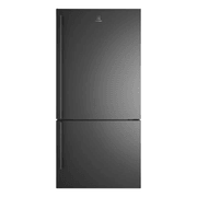 496 Litre Bottom Mount Fridge - Matte Black - Right Hinge gallery detail image