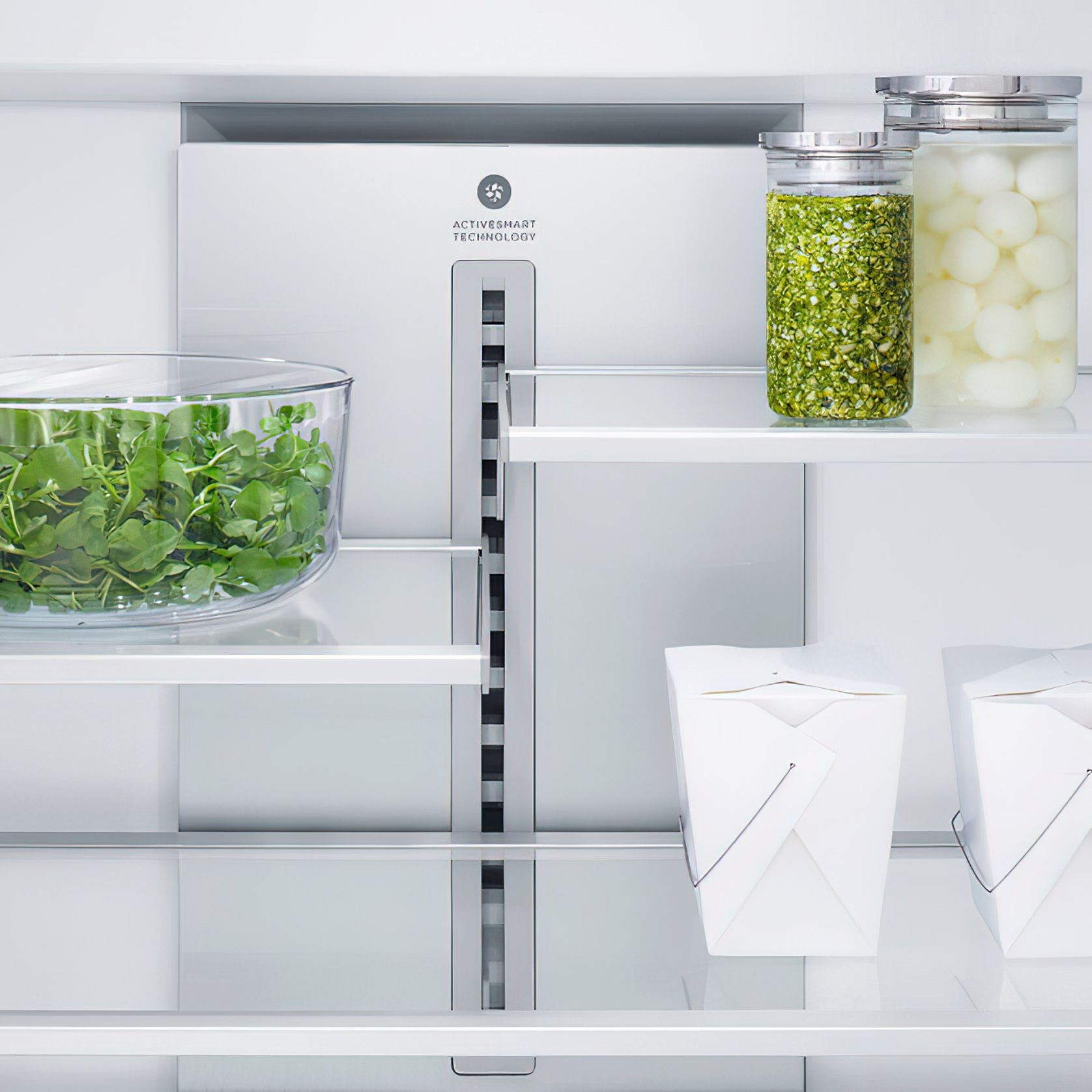 F&P Integrated French Door Refrigerator Freezer Ice & Water gallery detail image