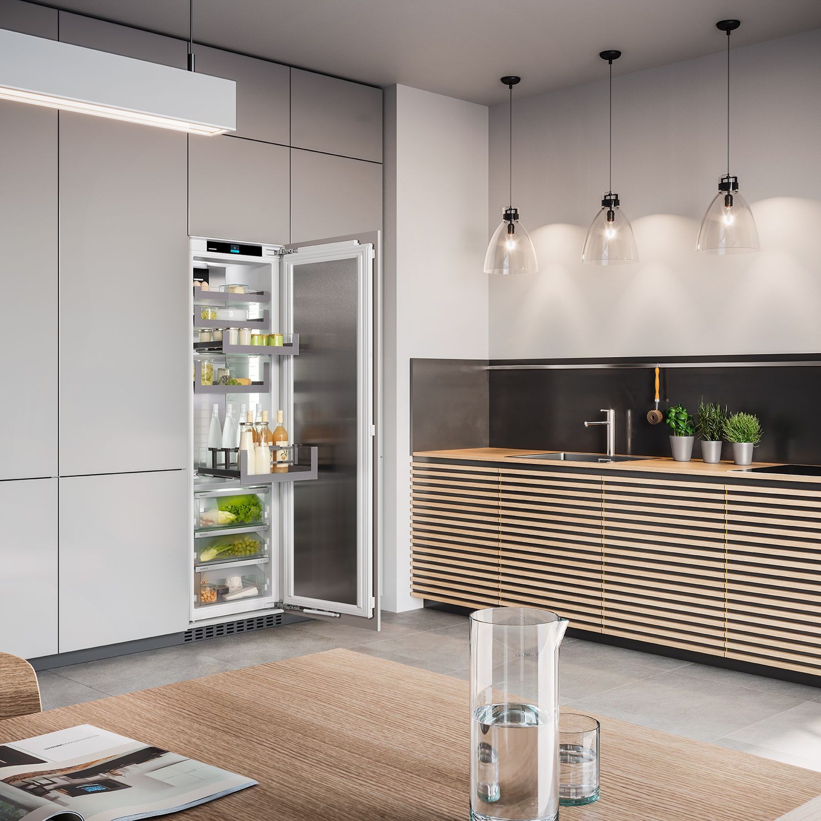 IRBPh 5170 'Peak' BioFresh Fully Integrated Fridge ArchiPro AU
