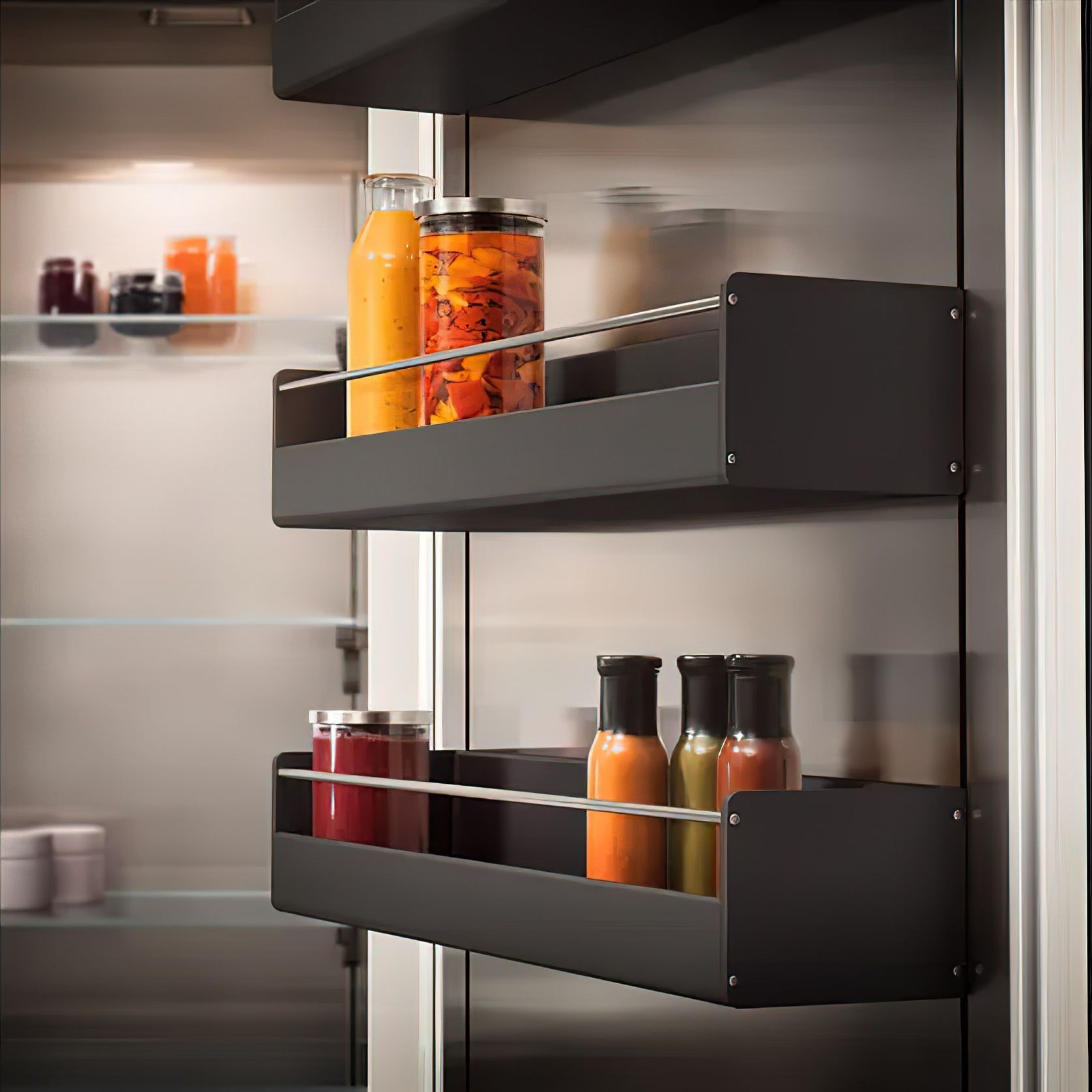 Gaggenau Built-in Fridge 400 Series Soft Close Flat Hinge gallery detail image