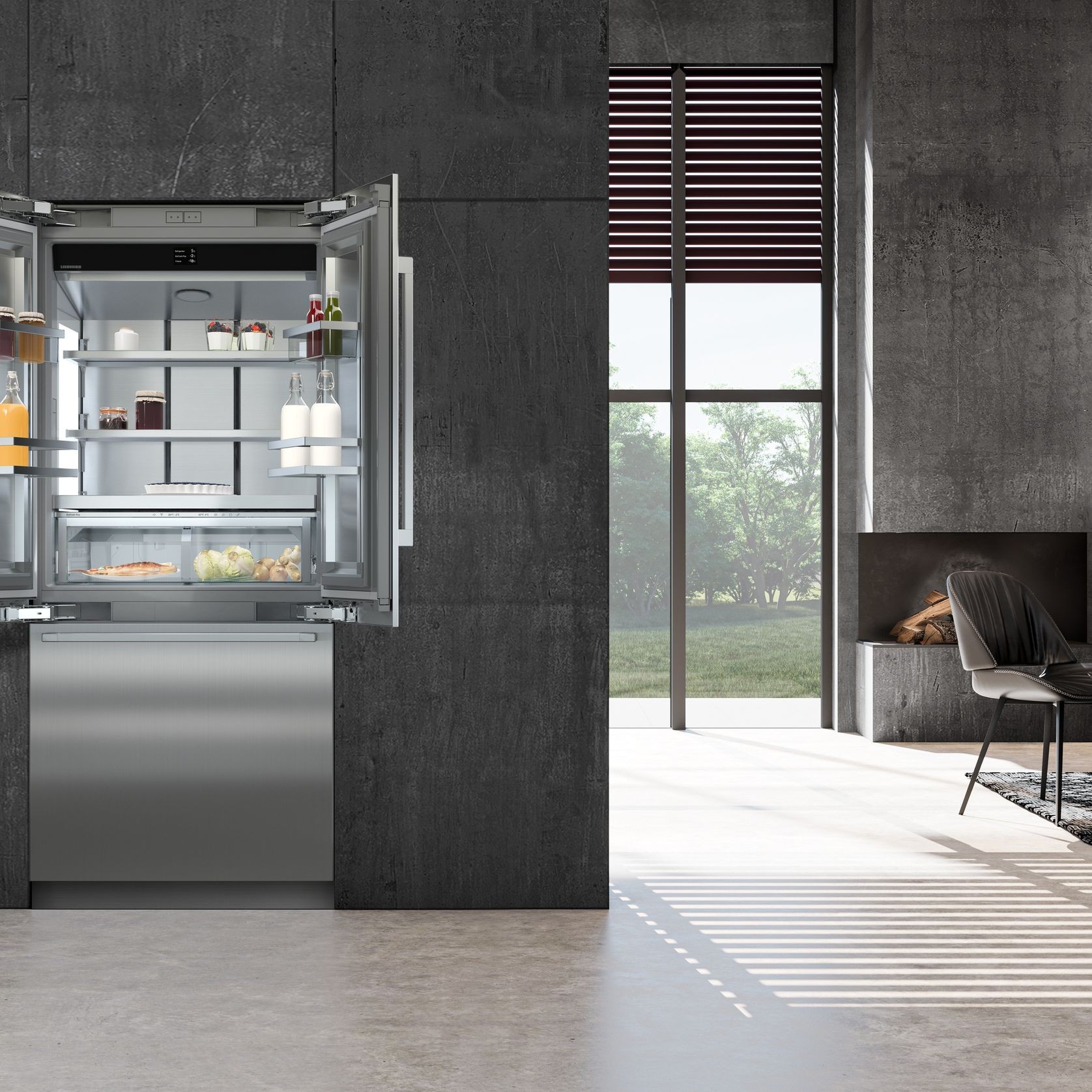 ECBNh 9972 Monolith BioFresh | Integrated French Door gallery detail image