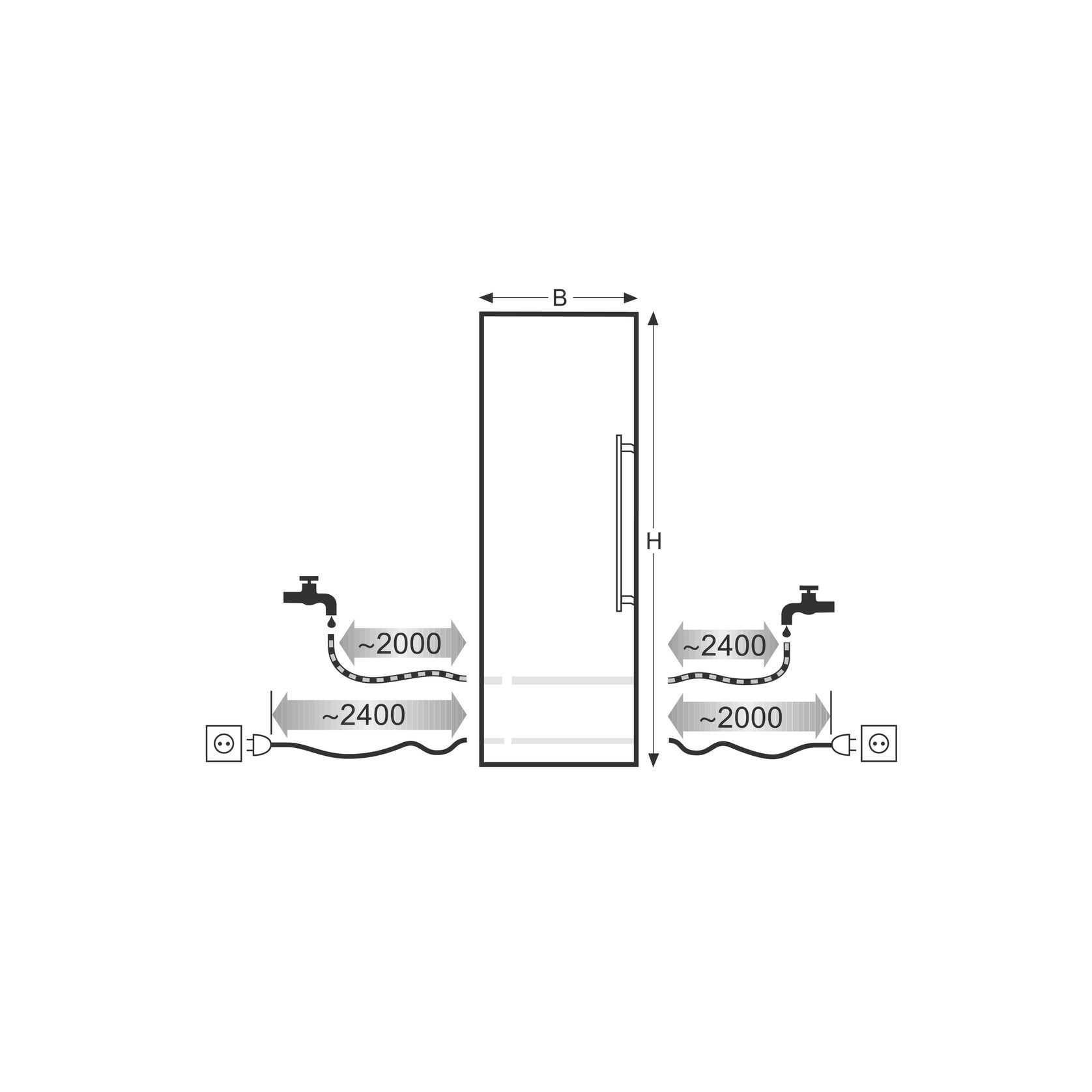 EGN 9171 Monolith NoFrost | Fully Integrated Freezer gallery detail image