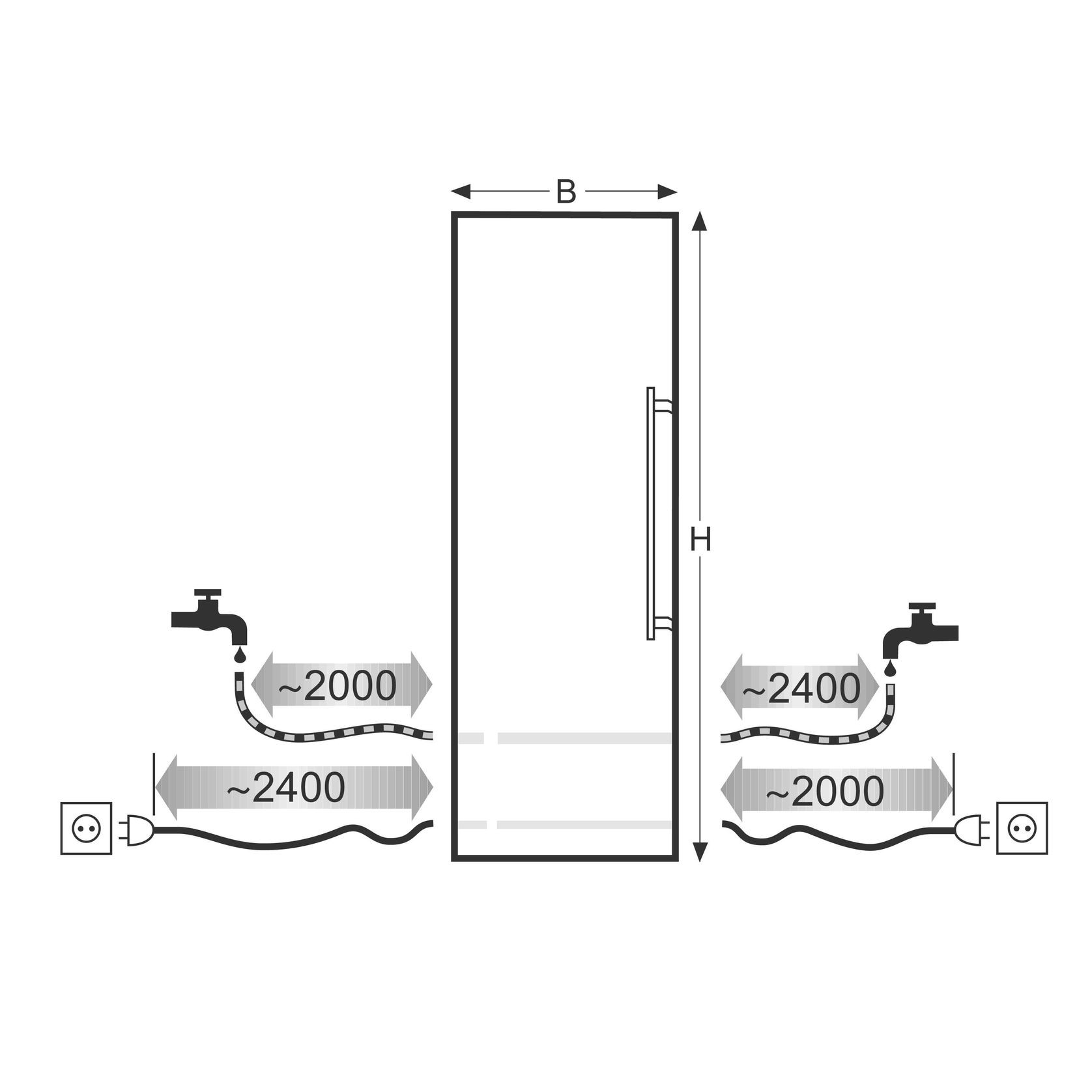 EGN 9171 Monolith NoFrost | Fully Integrated Freezer gallery detail image