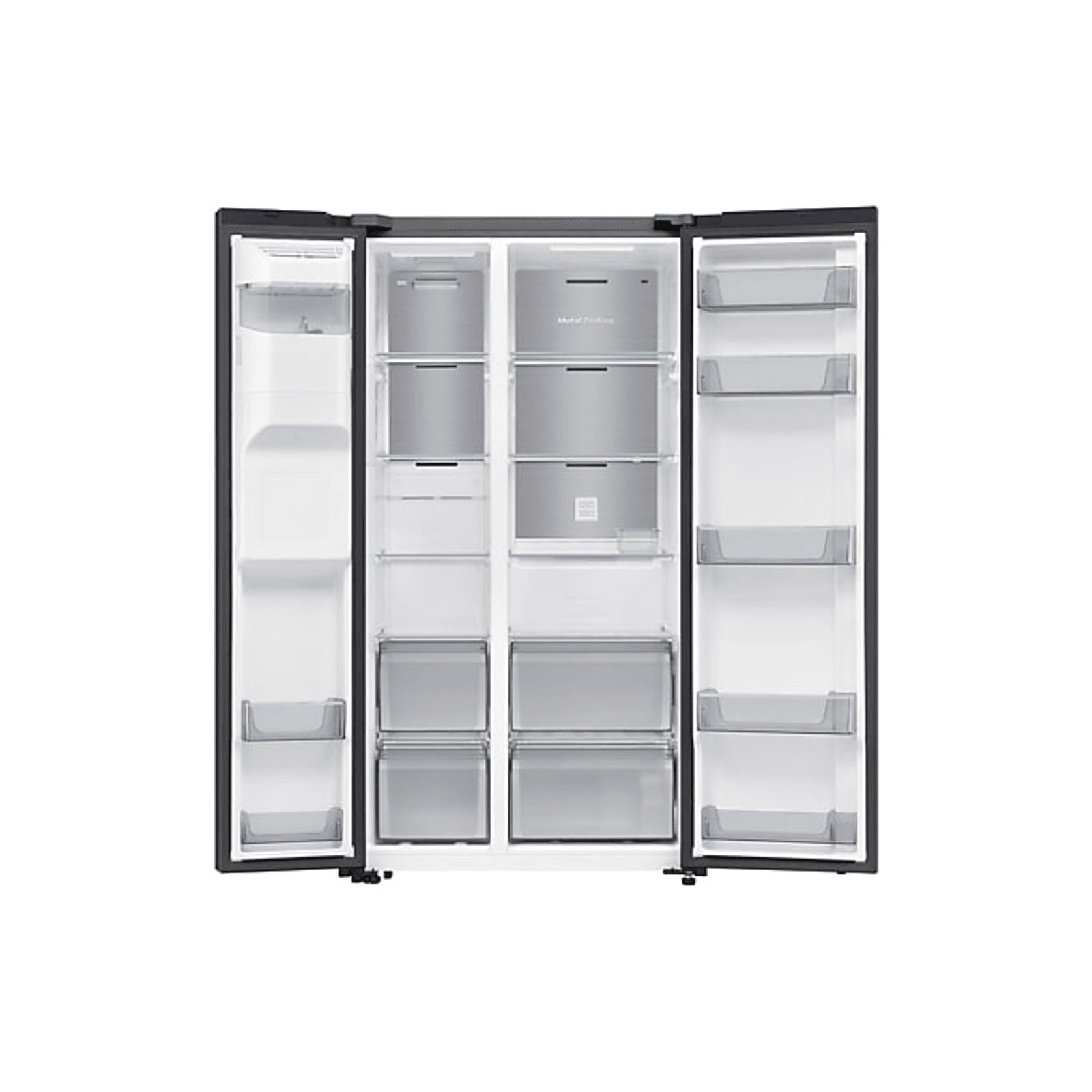 635L Bespoke Refrigerator SBS -AI Energy Mode Black DOI gallery detail image