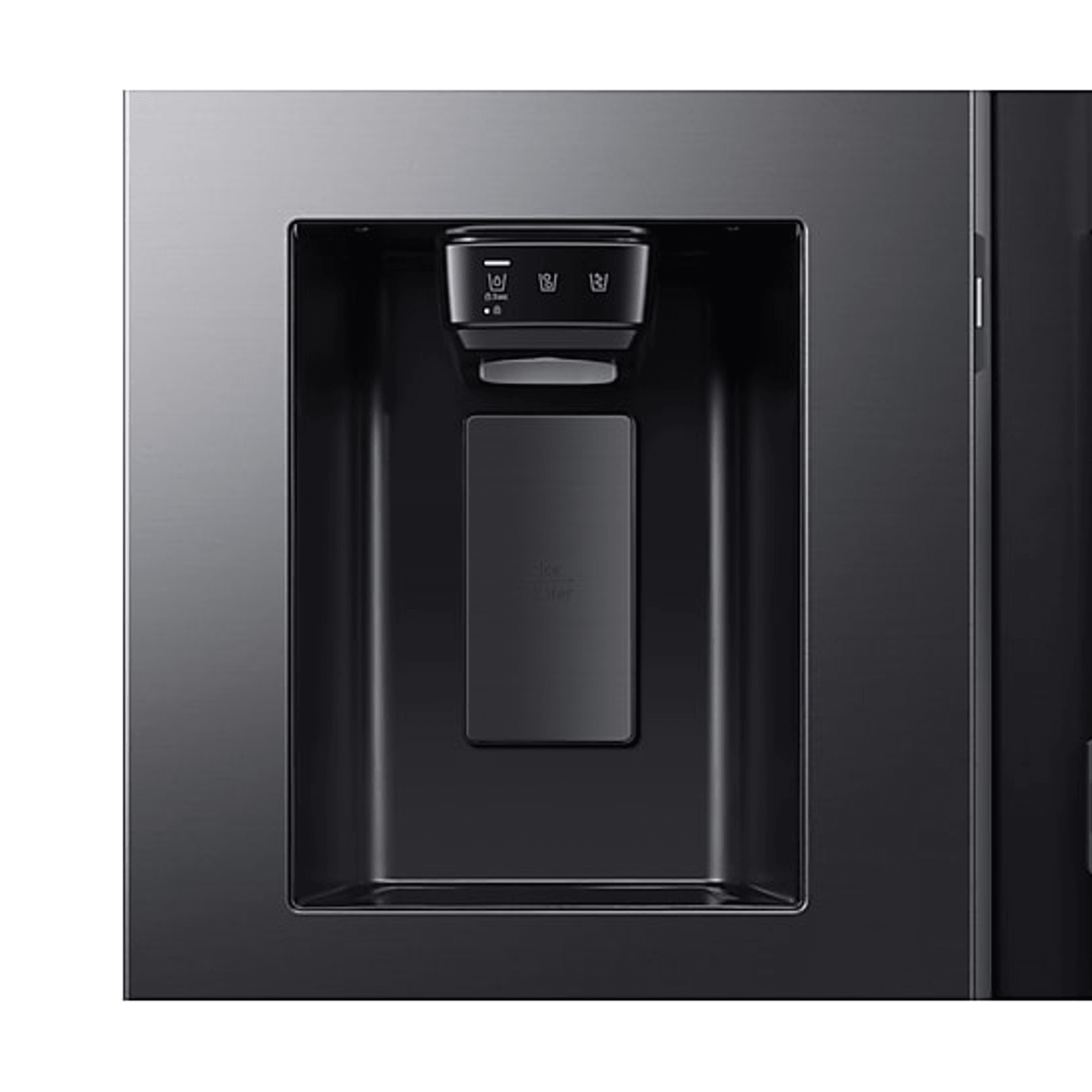 615L Bespoke Refrigerator SBS - AI Home Black DOI gallery detail image