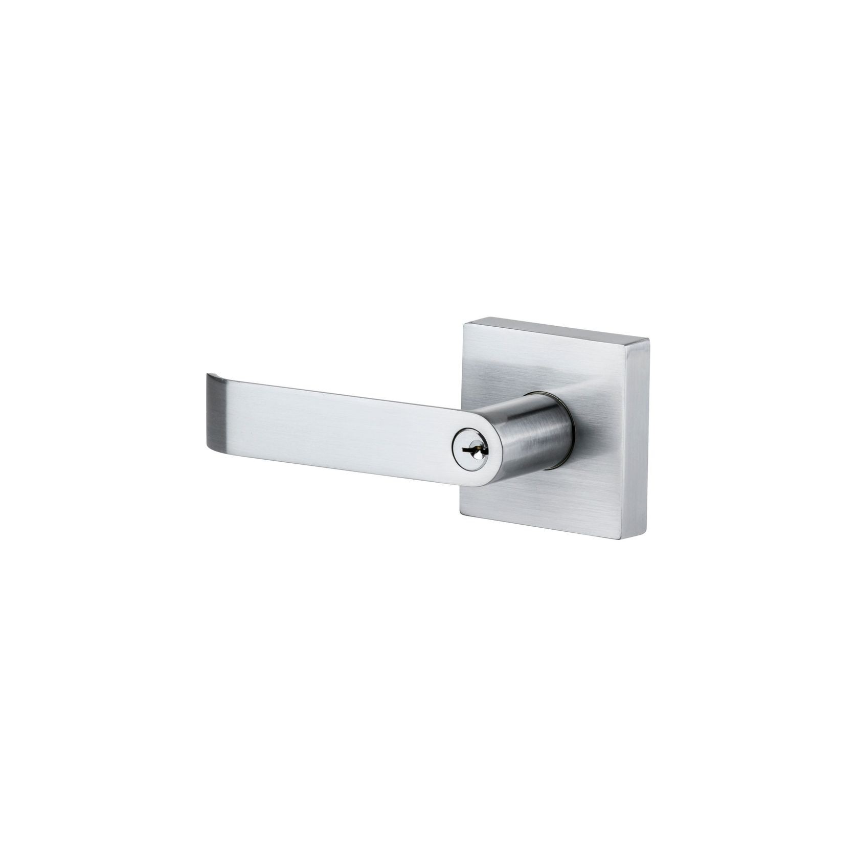 Newton Entrance Lever Satin Chrome gallery detail image