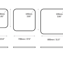 Square Timber Edged Laminate Top With Rounded Corners gallery detail image