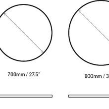 Round Timber Edged Laminate Top gallery detail image