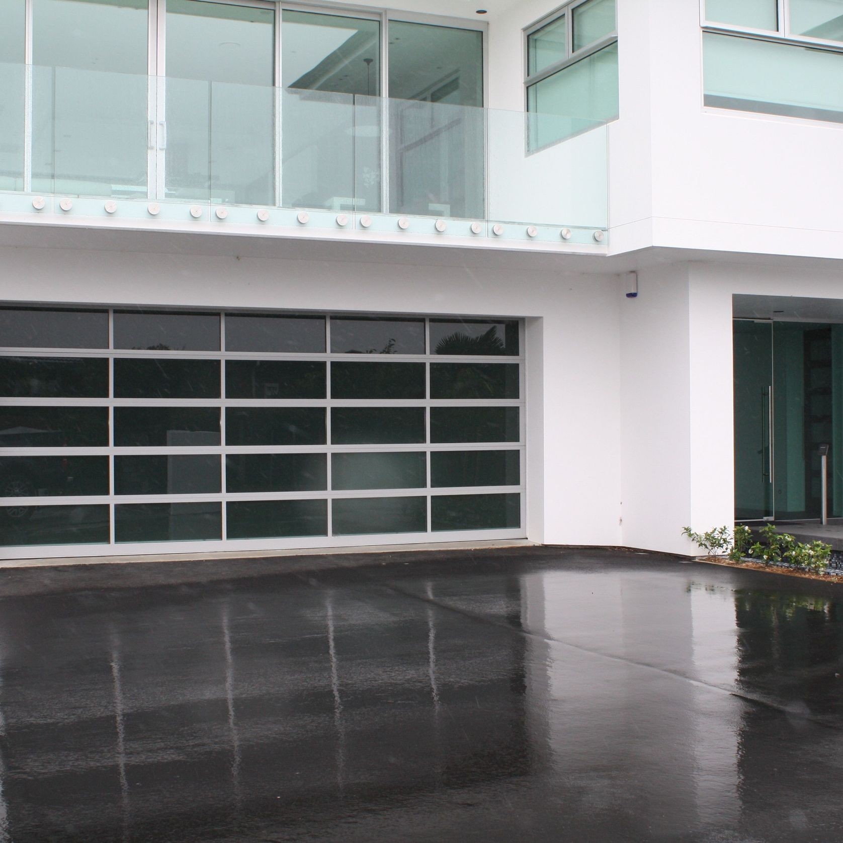 Panoramic Glazed Sectional Garage Door gallery detail image