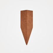 100 mm High. Corten Steel Garden Edging 3.00 mm Thick gallery detail image