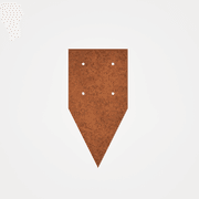 100 mm High. Corten Steel Garden Edging 3.00 mm Thick gallery detail image