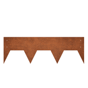 100 mm High. Corten Steel Garden Edging 3.00 mm Thick gallery detail image