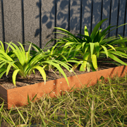 150 mm High. Corten Steel Garden Edging 3.00 mm Thick gallery detail image