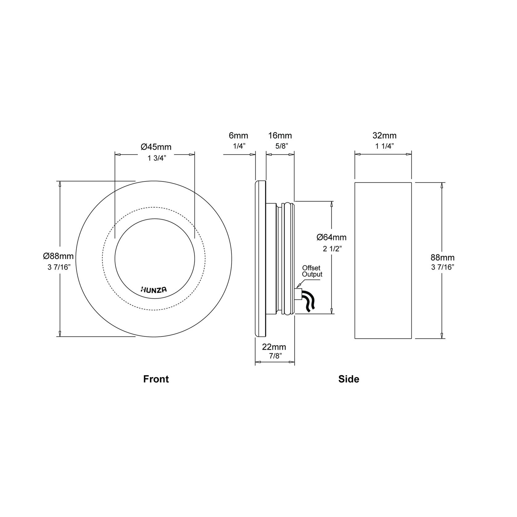 Hunza™ Surface Mount Round Light gallery detail image