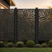 Privacy Screen & Fence Panel - Drop Flower gallery detail image