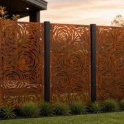 Privacy Screen & Fence Panel - Drop Flower gallery detail image
