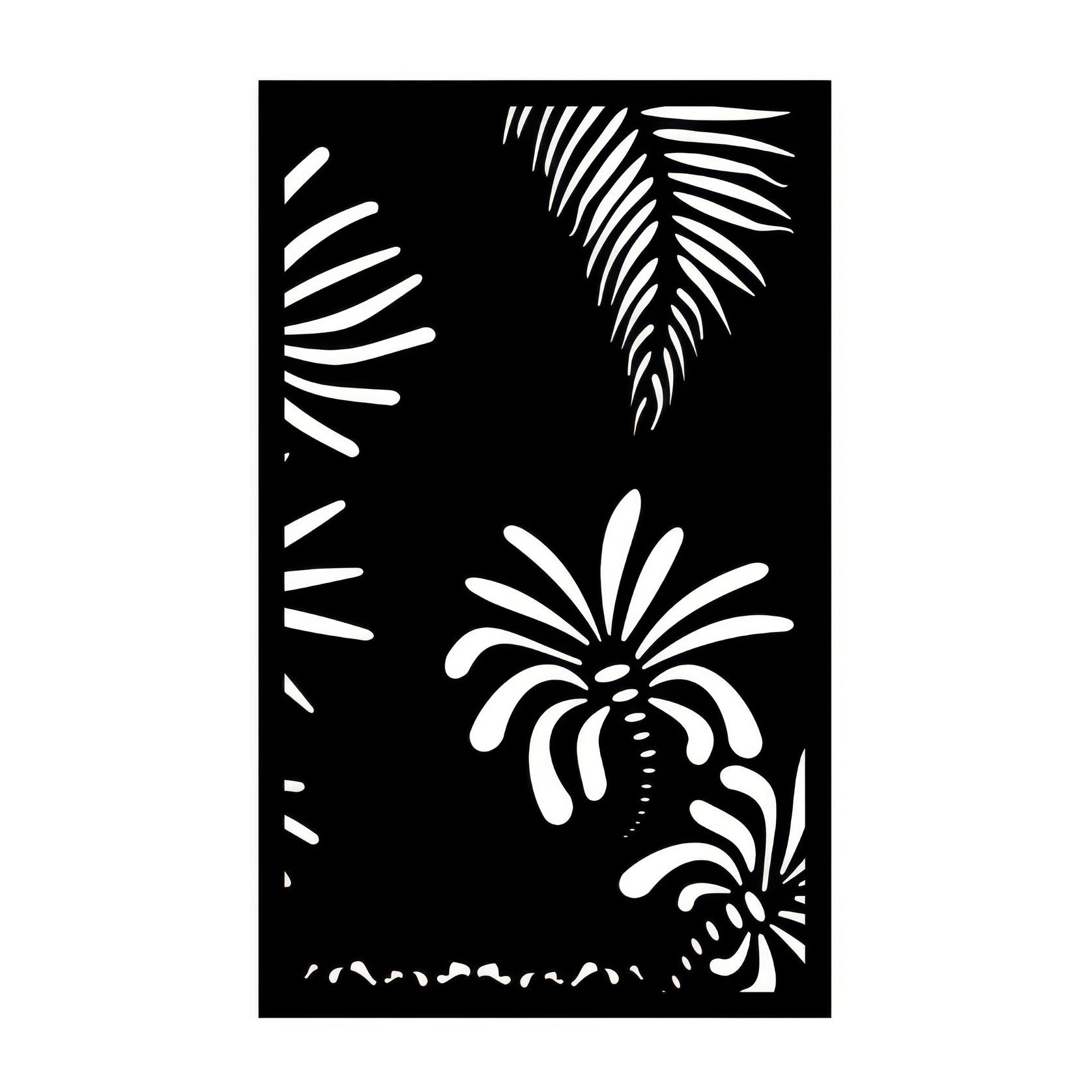 Decorative Garden Screens - The Palm Grove gallery detail image