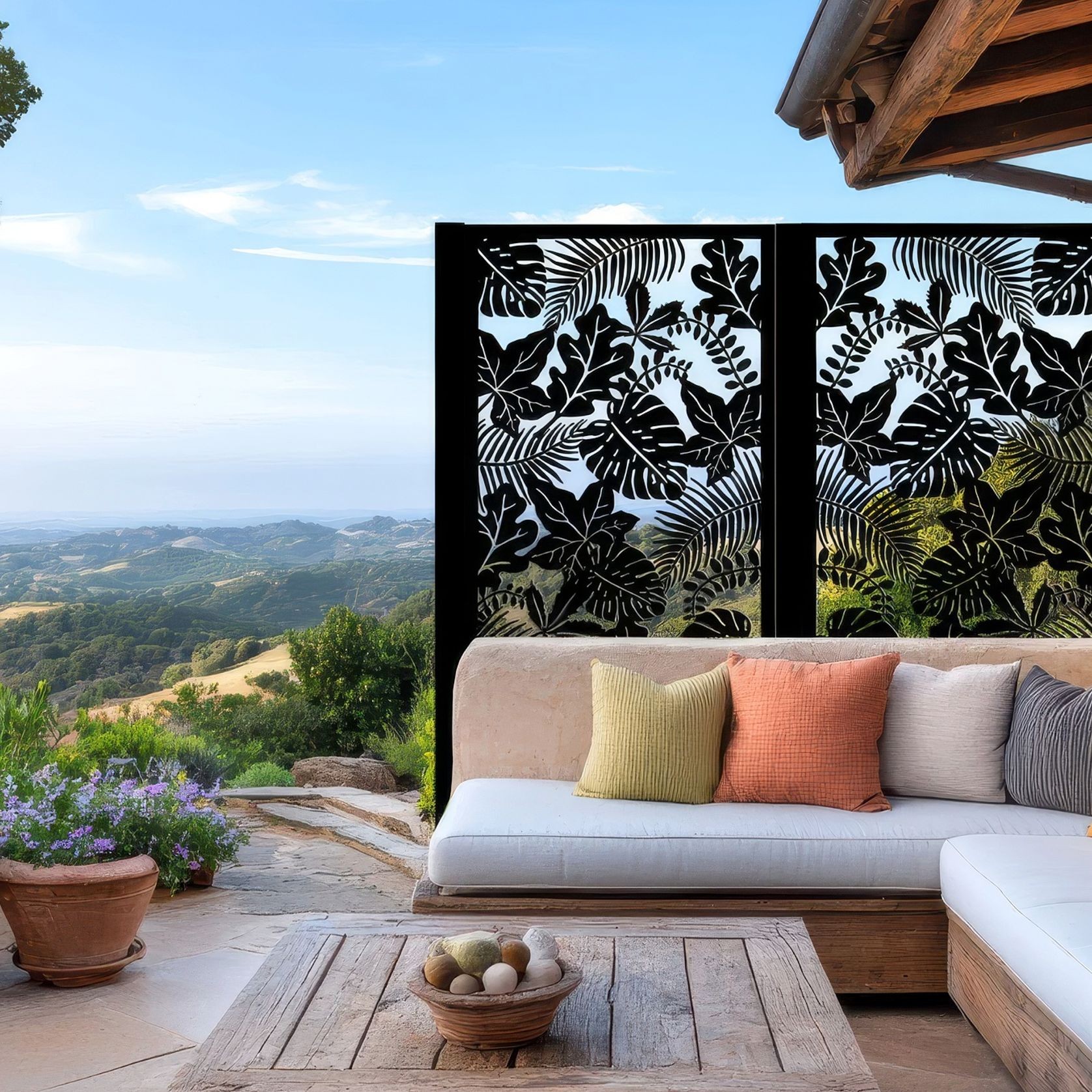 Garden Backdrop Metal panel - Flora MII gallery detail image