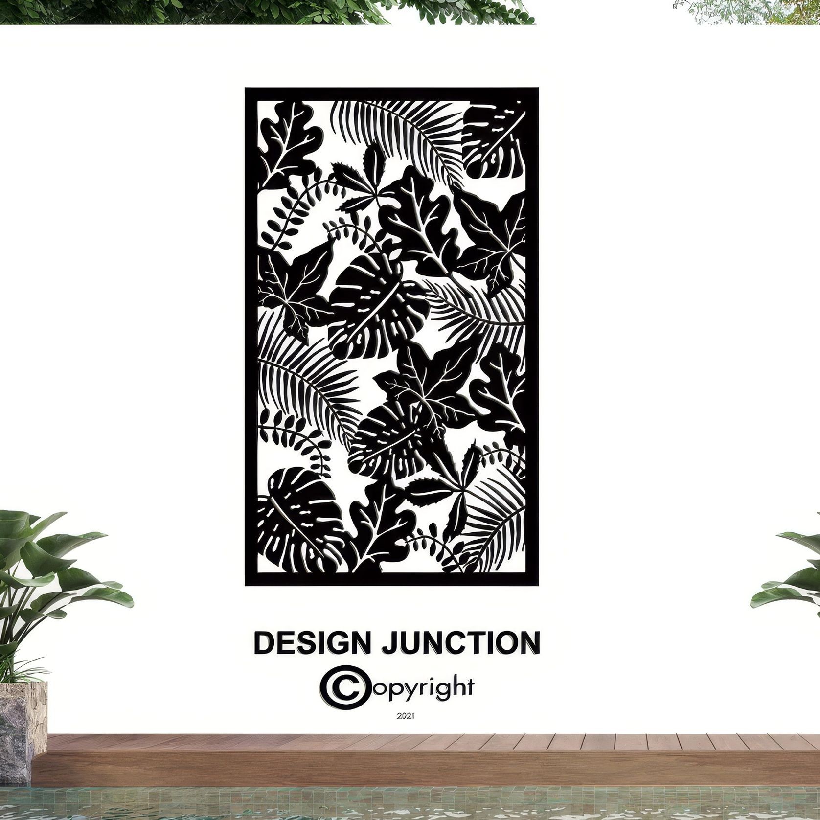 Garden Backdrop Metal panel - Flora MII gallery detail image