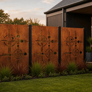 Privacy Screen & Fence Panel - Echo Lines gallery detail image