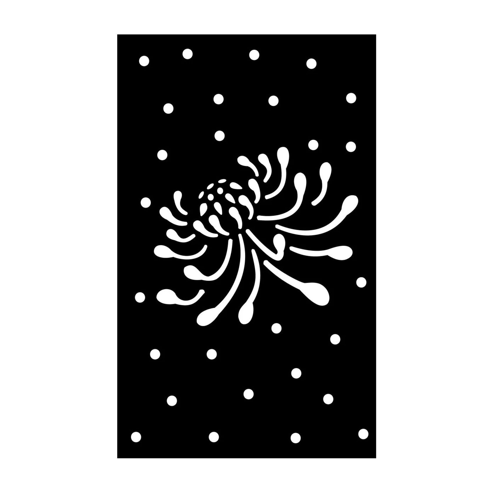 Fence Panels & Privacy Screen - Flower & Polka (Single) gallery detail image