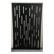Vertical Lines - Corten Steel & Aluminium Fence Panel gallery detail image