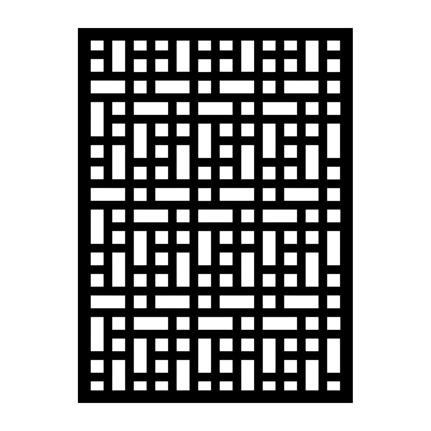 Fence Panels & Decorative Screen - Vertical Tetris gallery detail image