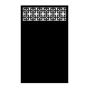 Fence Panel / Balustrade - Vertical Square Trim gallery detail image