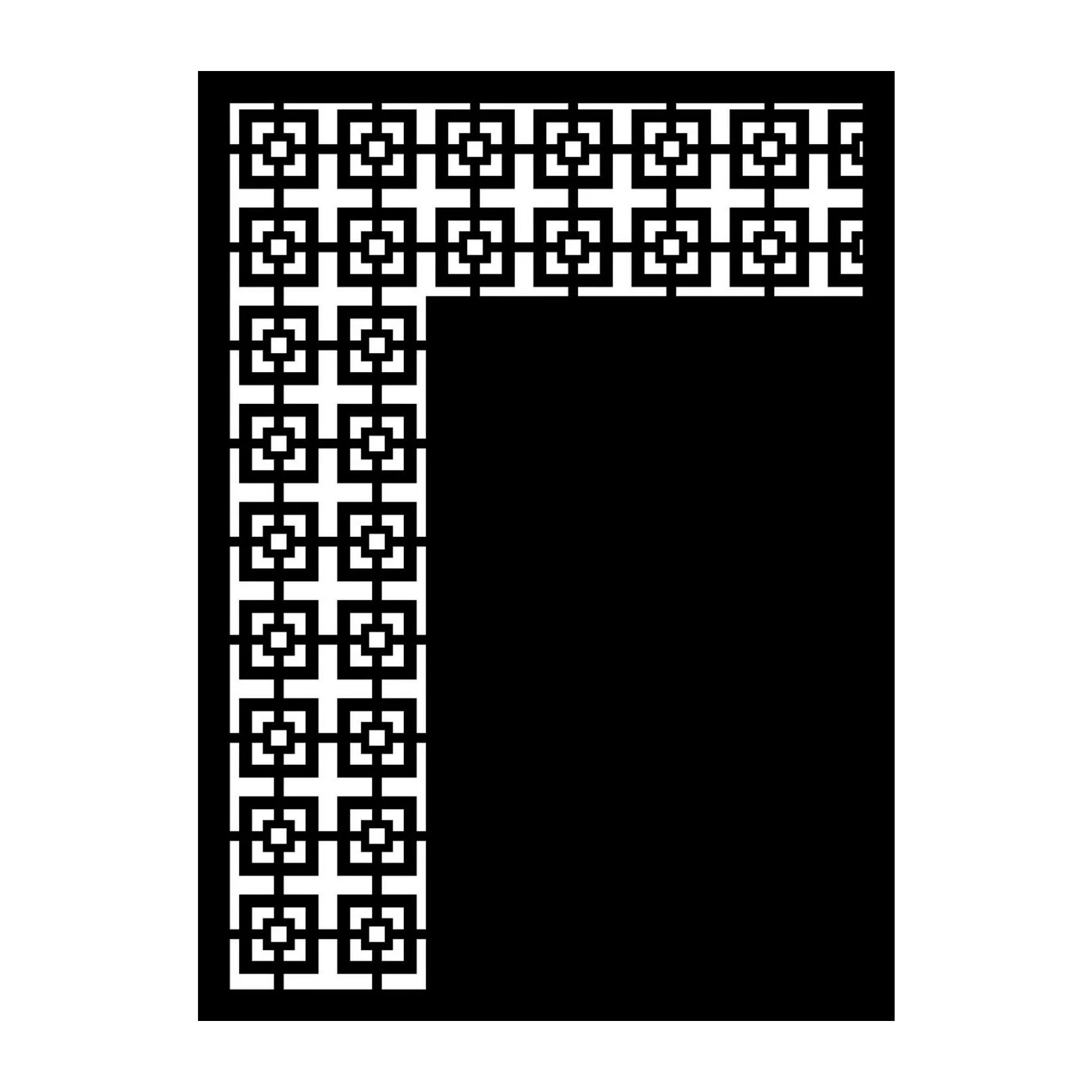 Fence Panel / Balustrade - Vertical Square Trim gallery detail image