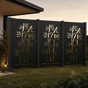 Bamboo Stalks- Laser Cut Fence Panel gallery detail image
