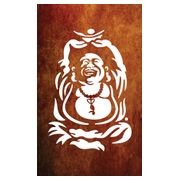 Laughing Buddha - Laser Cut Fence Panel gallery detail image