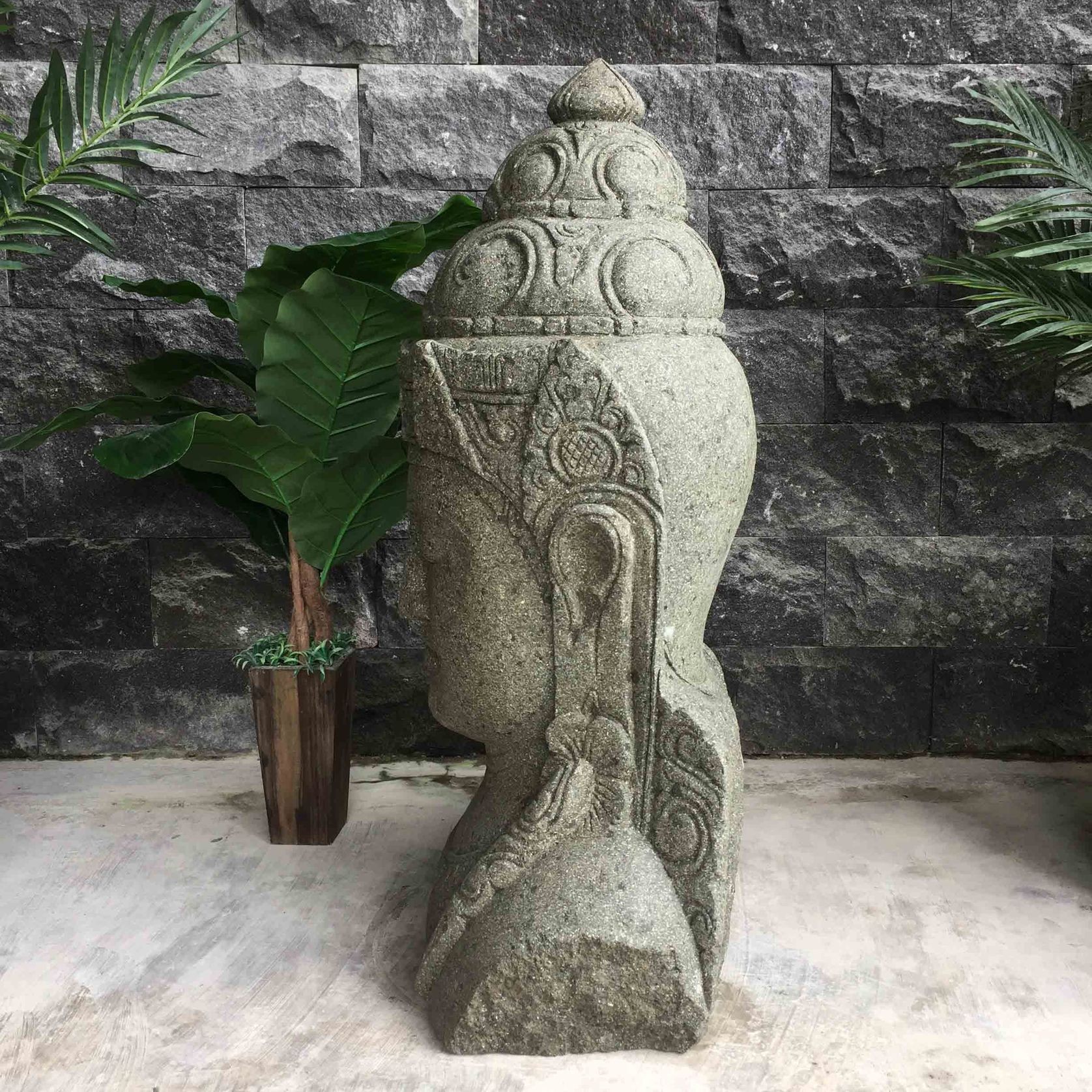 Greenstone Buddha Statue 105cm gallery detail image