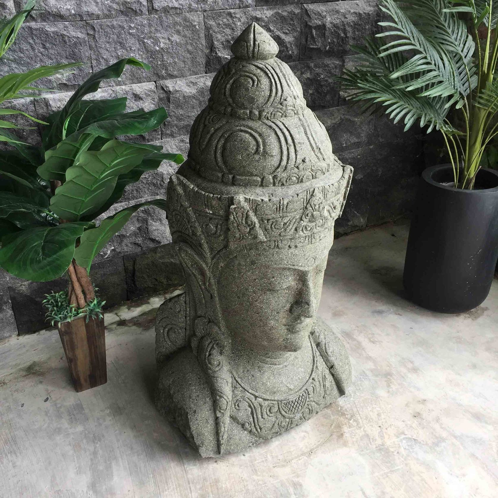 Greenstone Buddha Statue 105cm gallery detail image