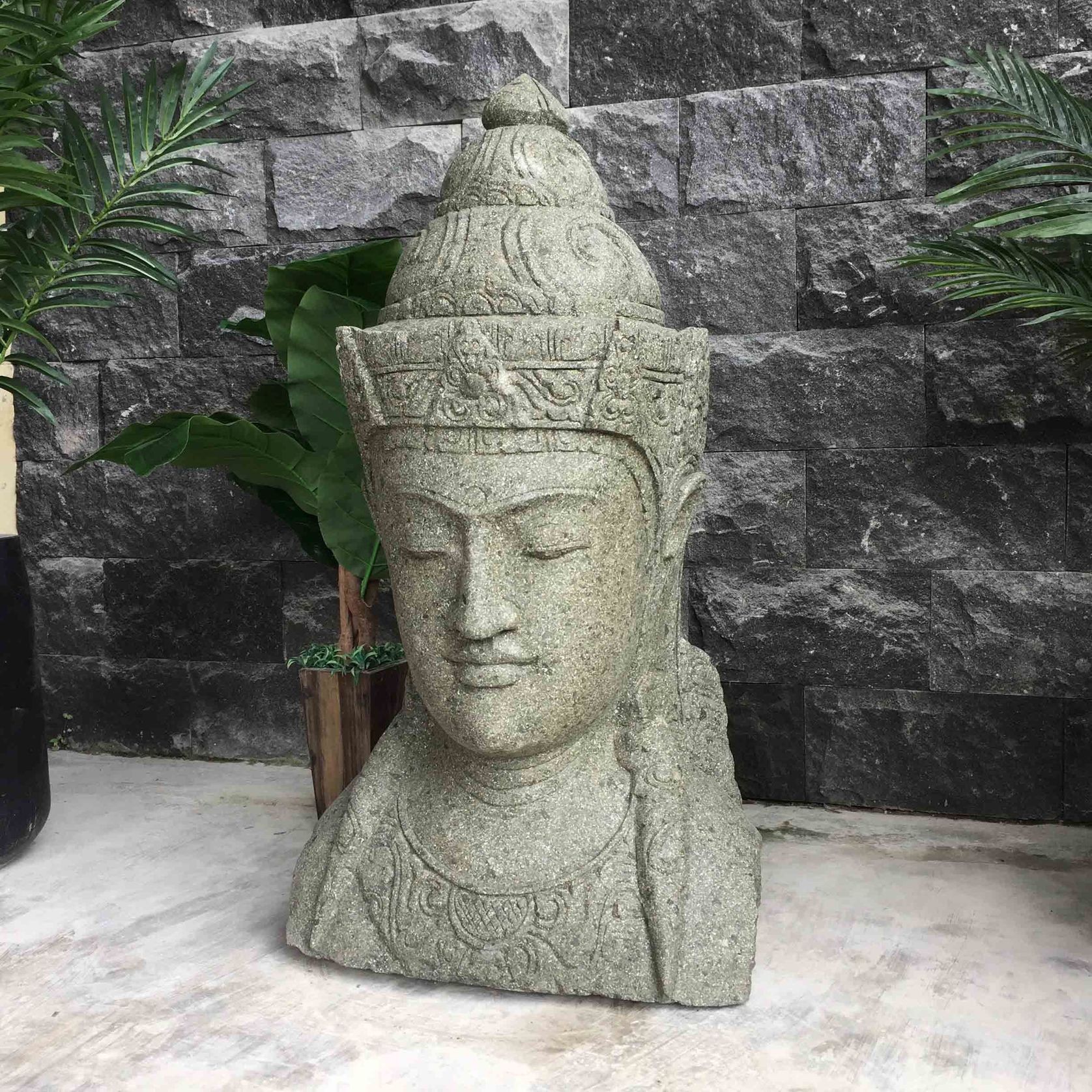 Greenstone Buddha Statue 105cm gallery detail image