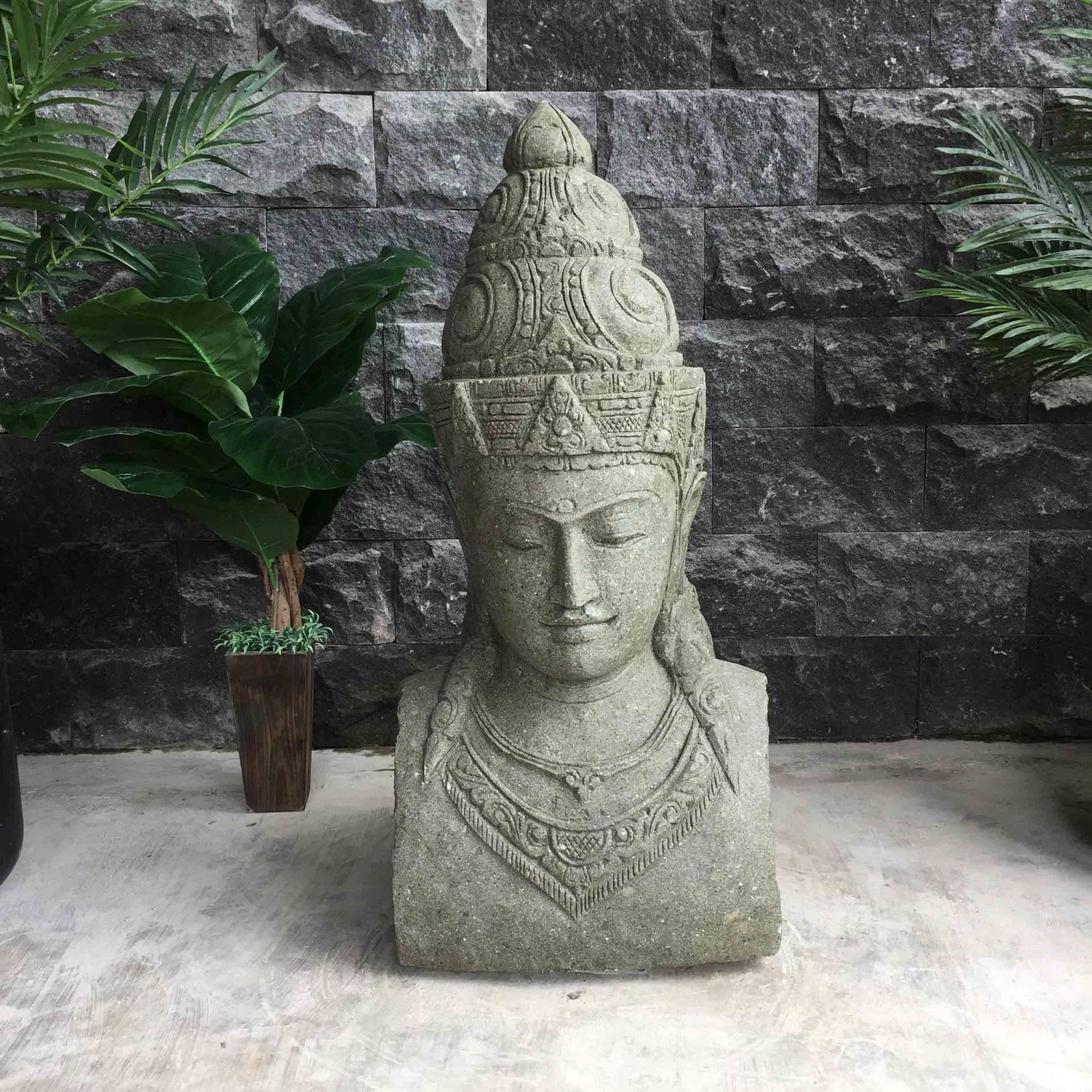 Greenstone Buddha Statue 104cm gallery detail image