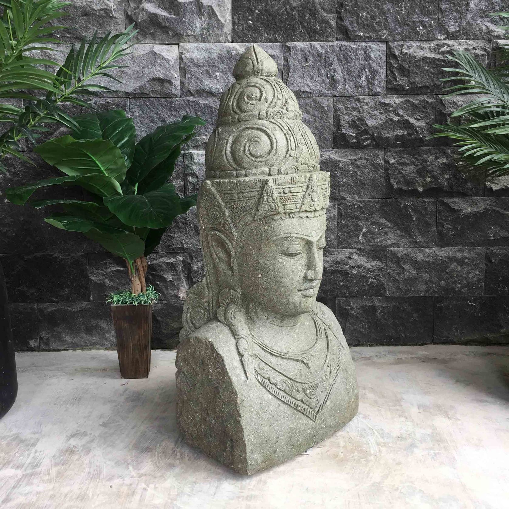 Greenstone Buddha Statue 104cm gallery detail image