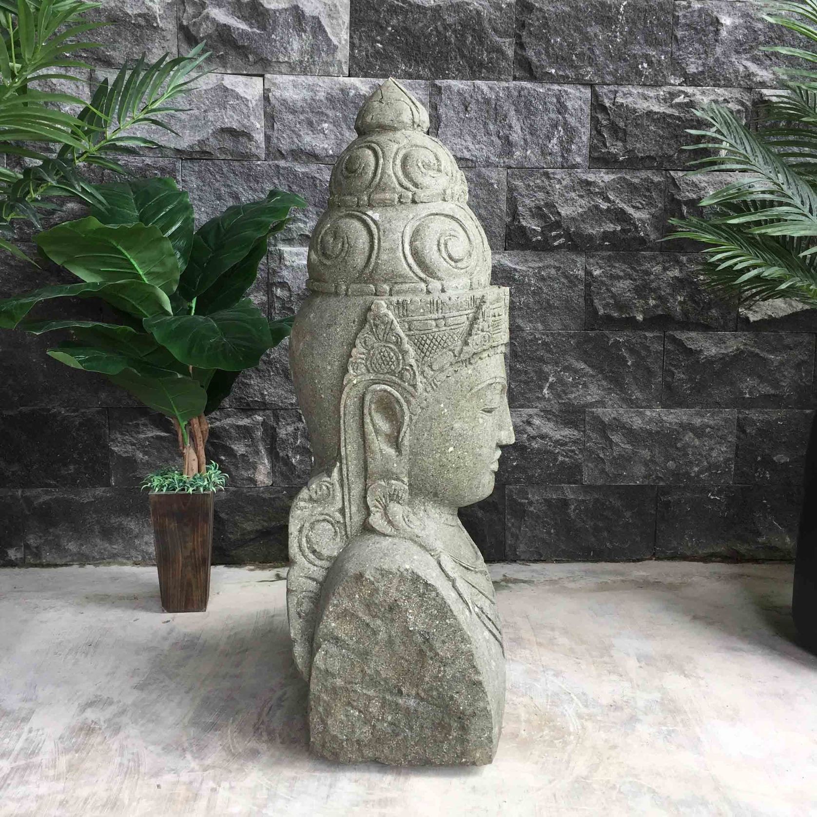 Greenstone Buddha Statue 104cm gallery detail image