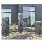 Corten Steel Garden Sculptures -  Wild Light pillar gallery detail image