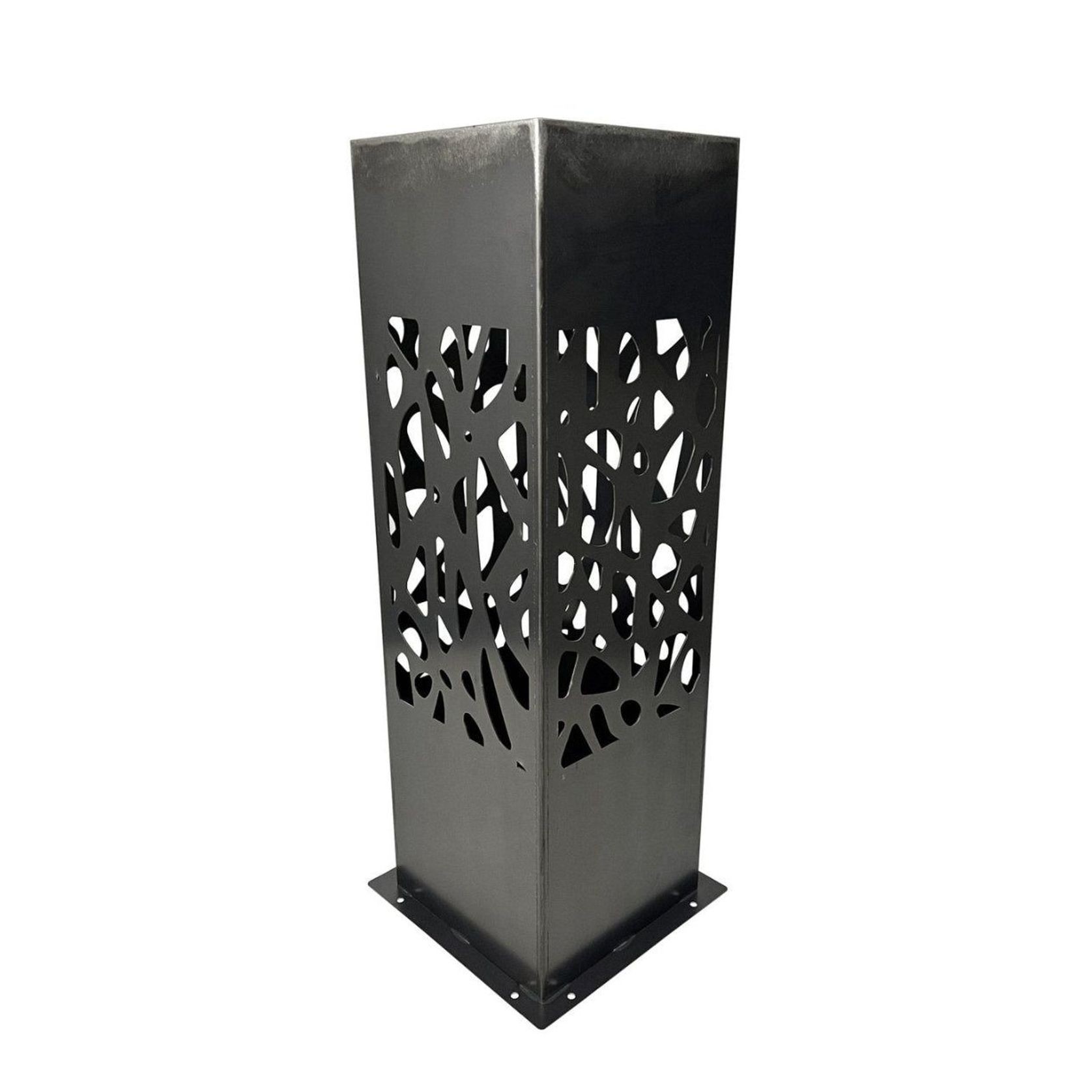 CortenAura Corten Steel Garden Pillar - The Net gallery detail image
