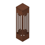 CurvaGrid - Landscape Solar Glow Bollards gallery detail image