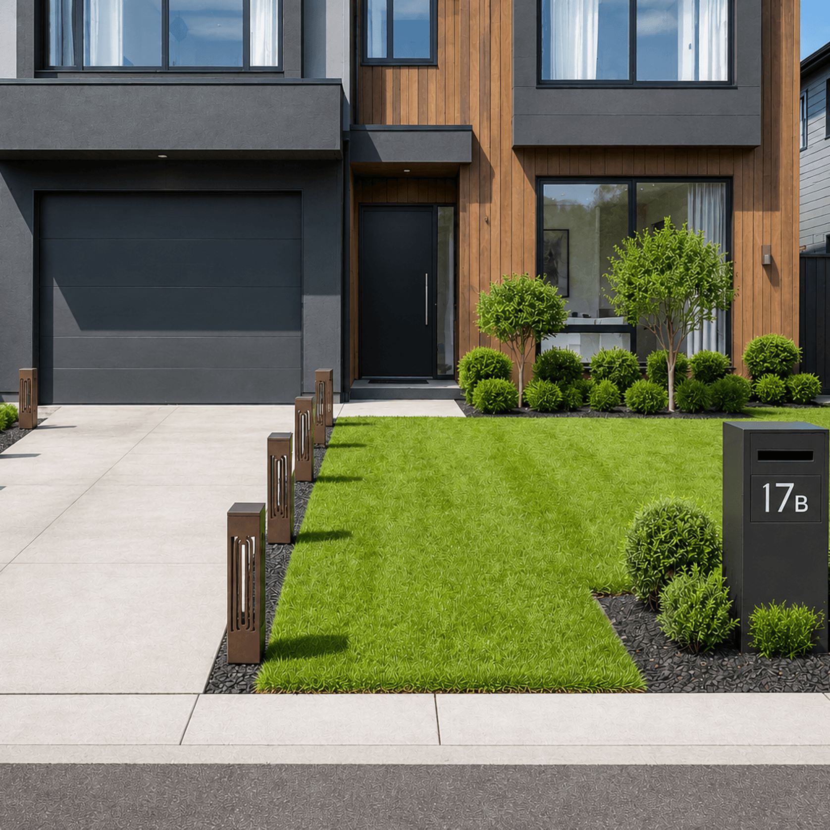 CurvaGrid - Landscape Solar Glow Bollards gallery detail image