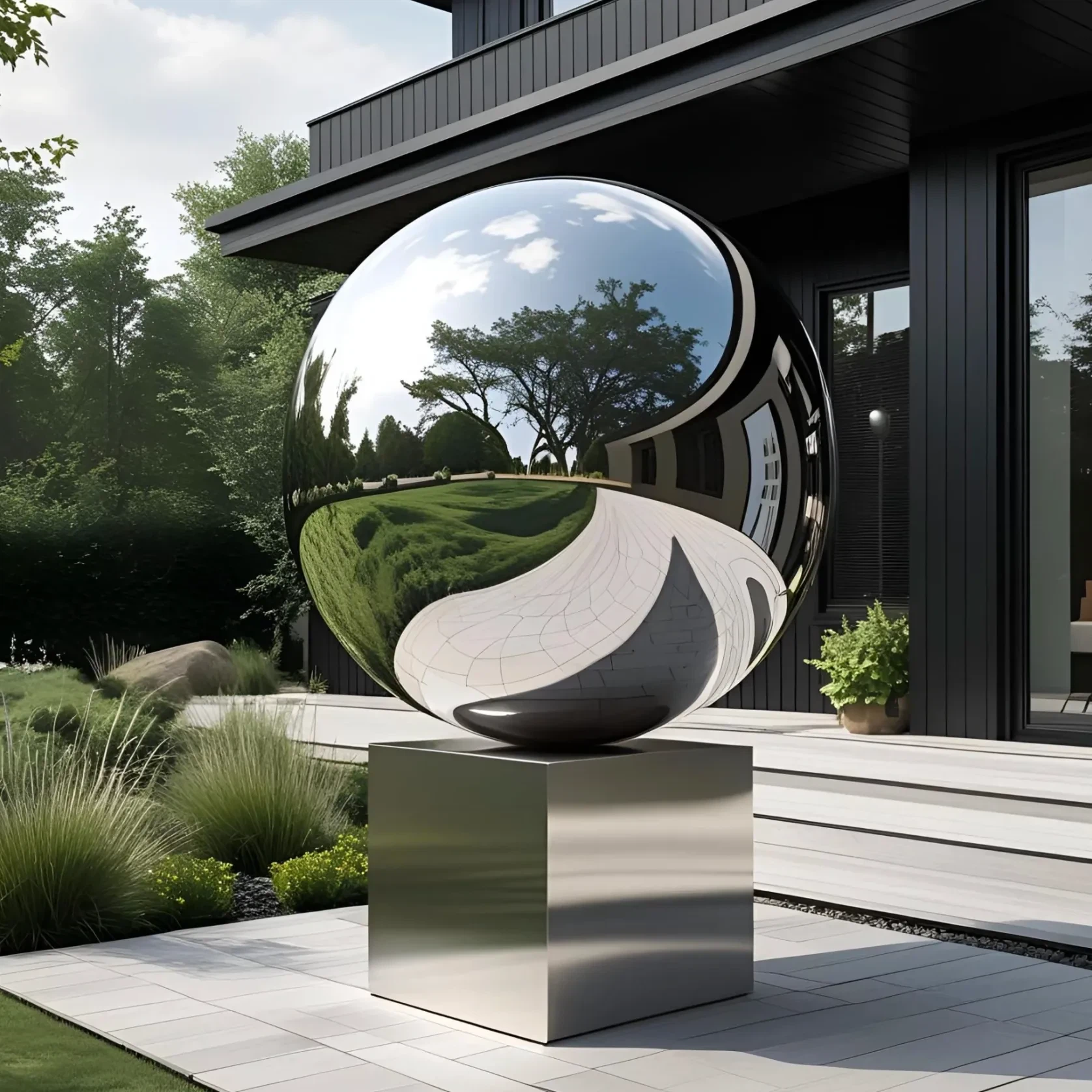 Orbis on Plinth Sculpture gallery detail image