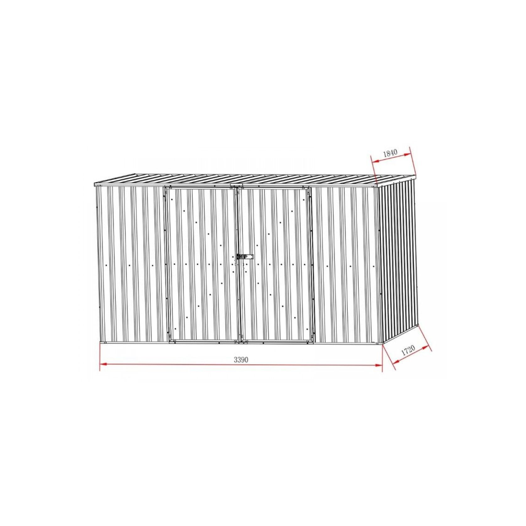 Garden Sheds Grey | YH-F2H1106I-AKL gallery detail image