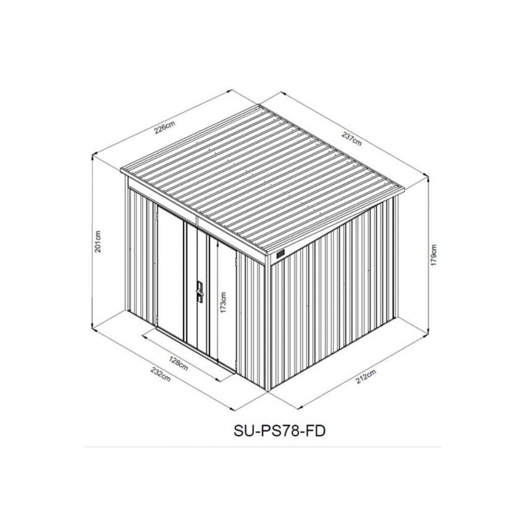 Innosteel D Skylight Shed | DTGS-ISPS78-FD-AKL gallery detail image
