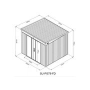 Innosteel D Skylight Shed | DTGS-ISPS78-FD-AKL gallery detail image