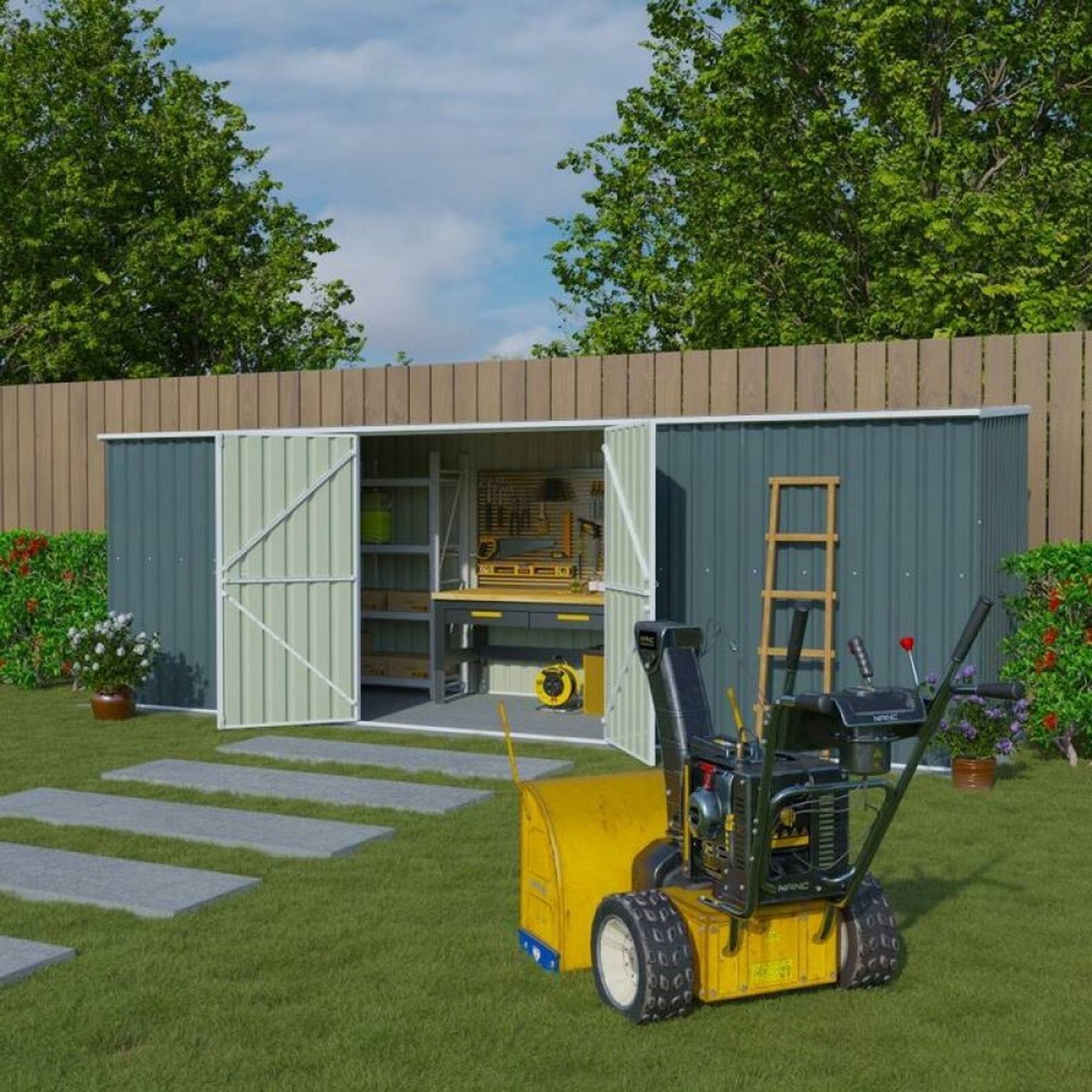 Garden Sheds Grey | YH-F2H1906I-AKL gallery detail image