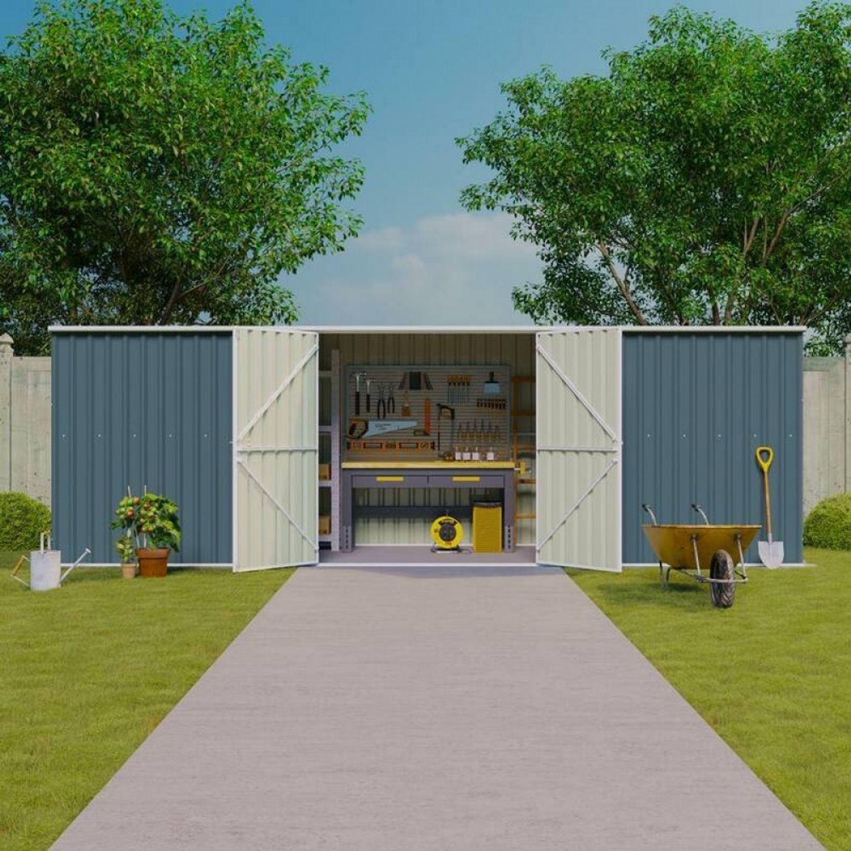 Garden Sheds Grey | YH-F2H1906I-AKL gallery detail image