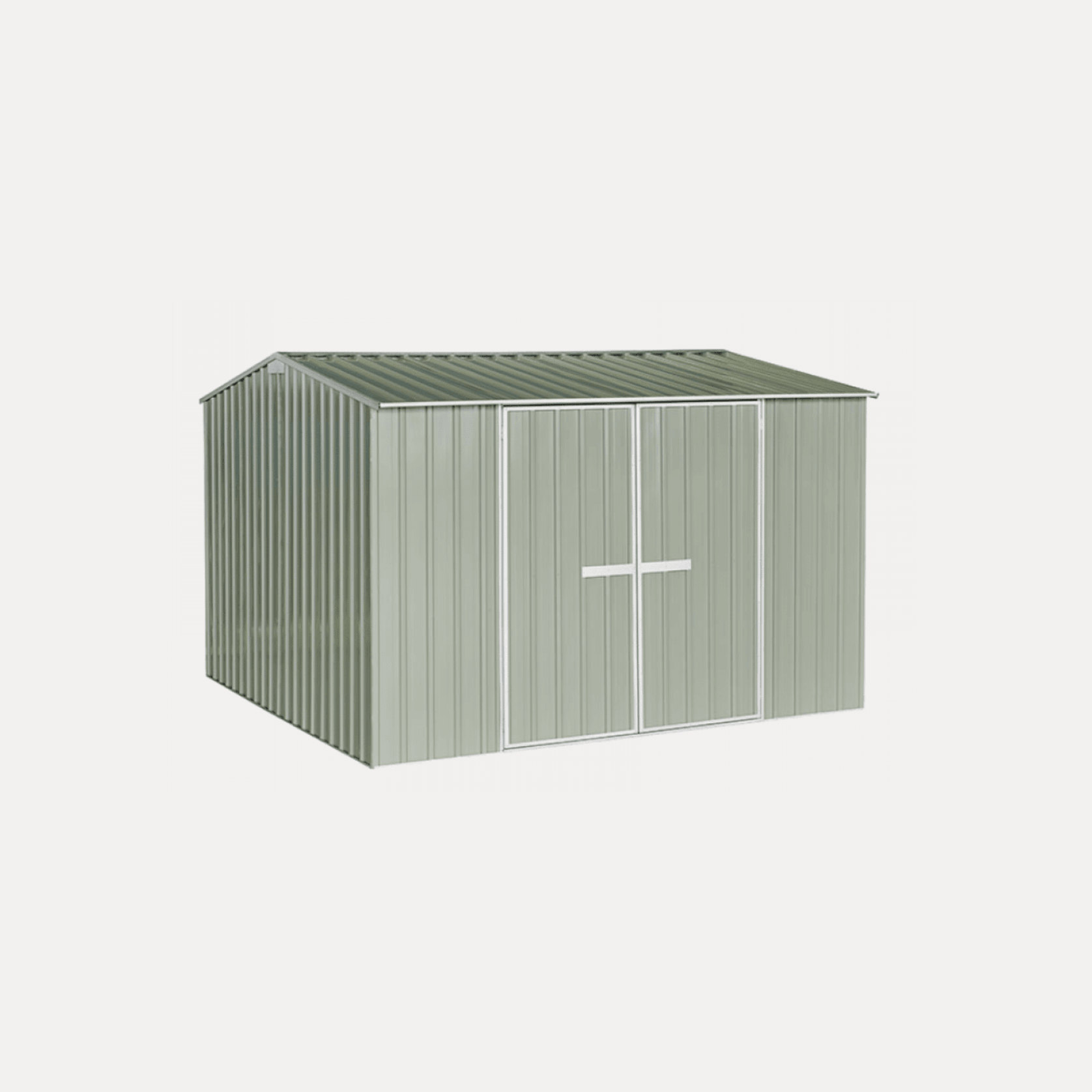 3030 x 3030 x 2090mm Garden Shed Gable Roof Hazy Grey gallery detail image