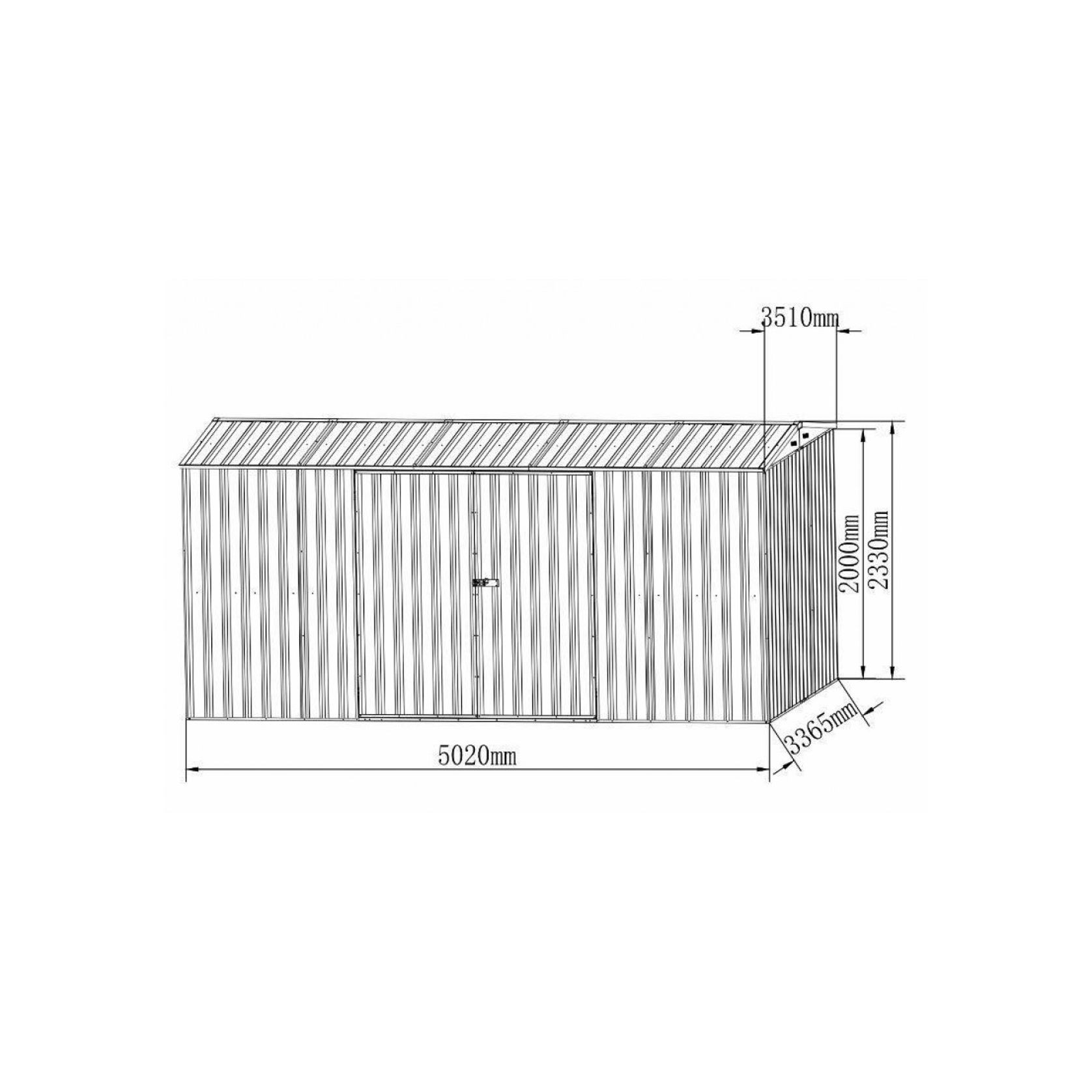 Garden Sheds Grey | YH-G2H1711I-AKL gallery detail image