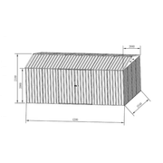 Garden Sheds Grey | YH-G2H1408I-AKL gallery detail image